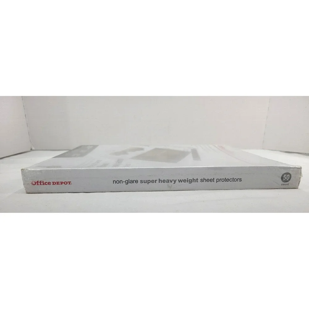 Office Depot Clear Super Heavyweight Sheet Protectors 50 Count